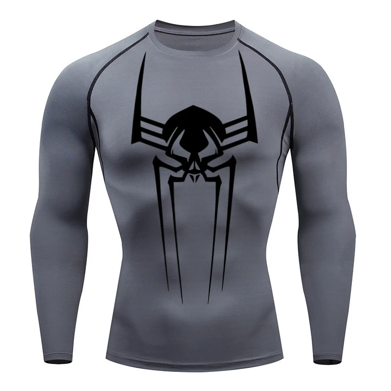T Shirt Tight Fit - Męska koszulka sportowa szybkoschnąca, obcisła, z