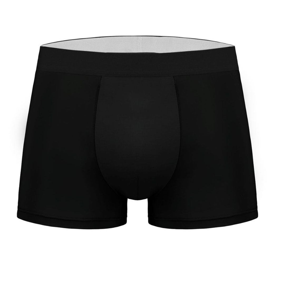Pouch Boxer Pouch - Męskie bokserki z jedwabiu lodowego, ultracienkie,