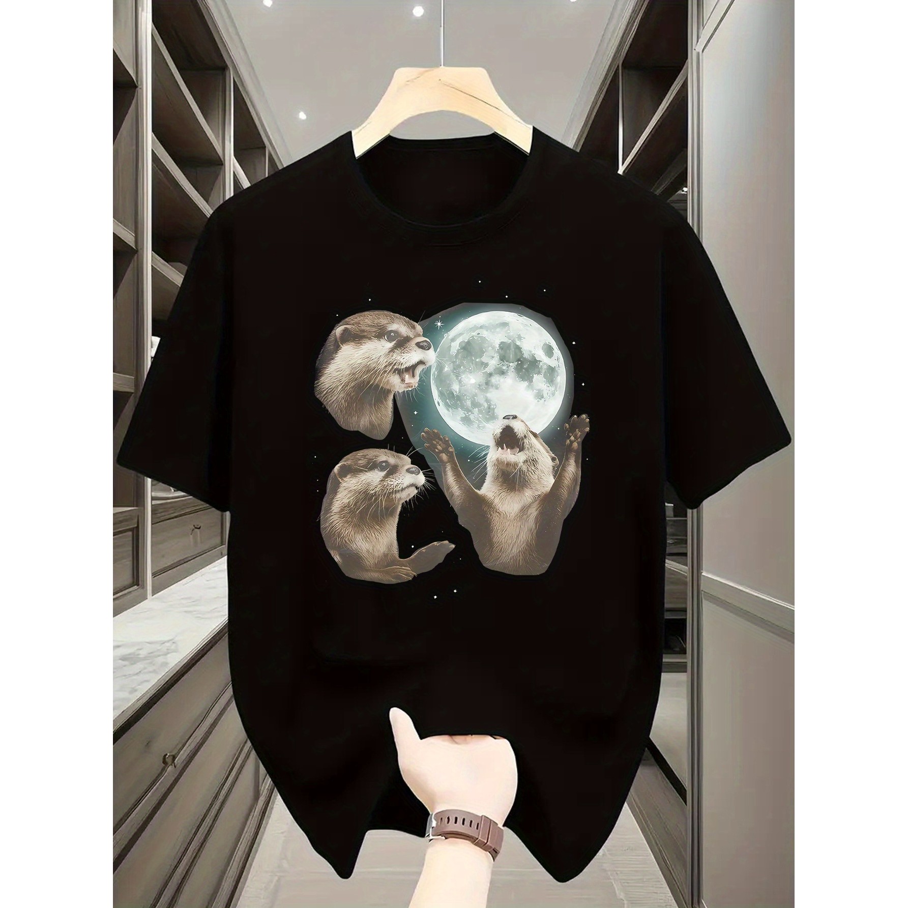 Undershirt Crew Neck - Zabawna koszulka z grafiką wyderek pod