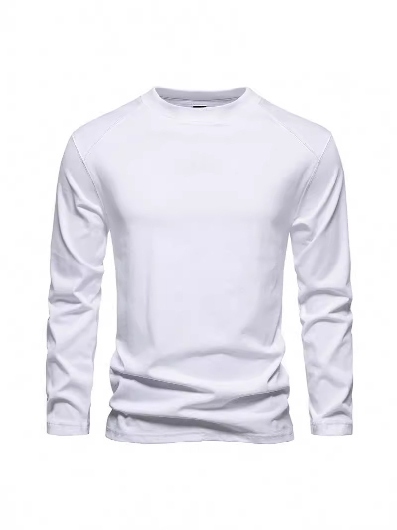 Undershirt Crew Neck - Męska koszulka z długim rękawem w
