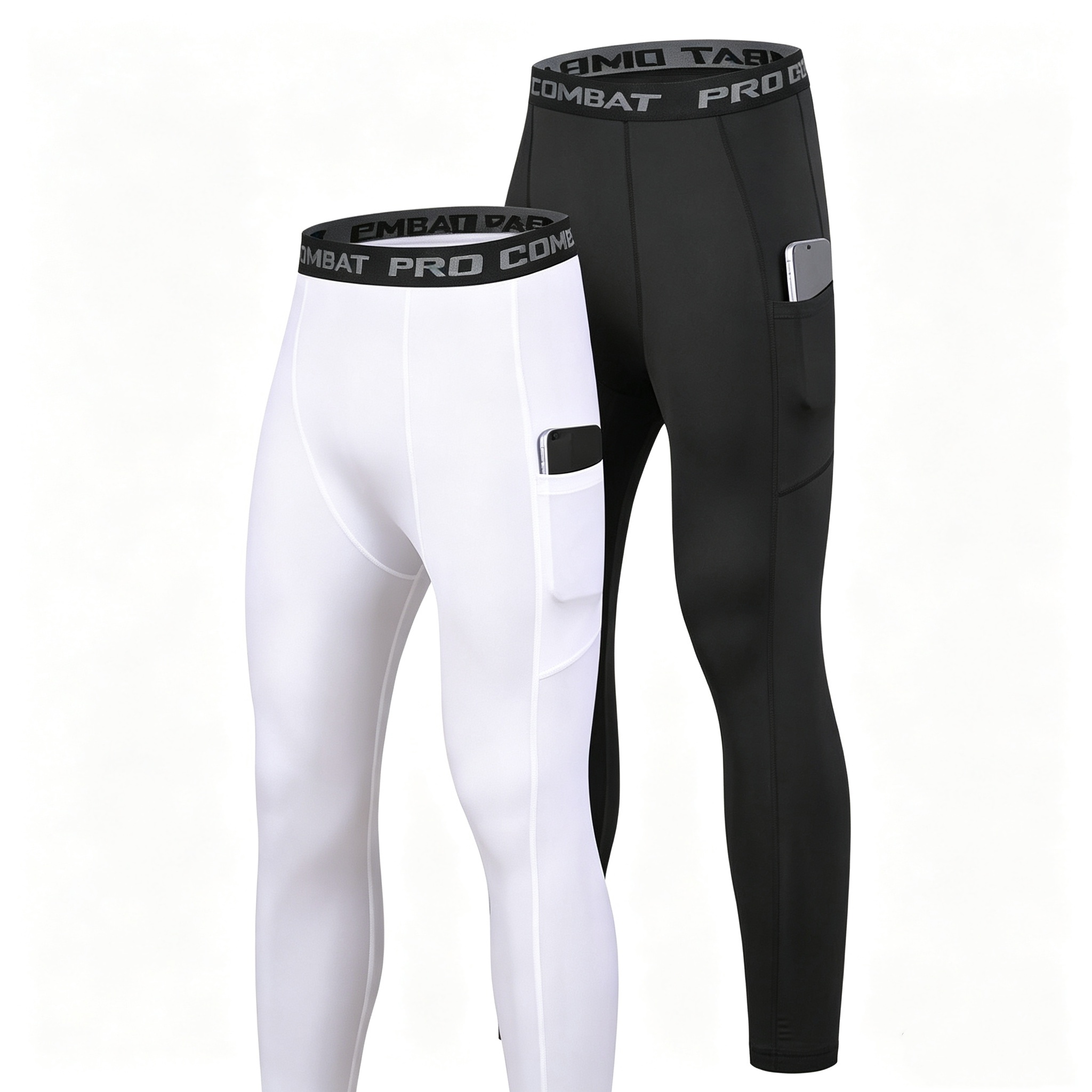 Compression Shorts Athletes - Męskie spodnie kompresyjne, bielizna modelująca, legginsy,