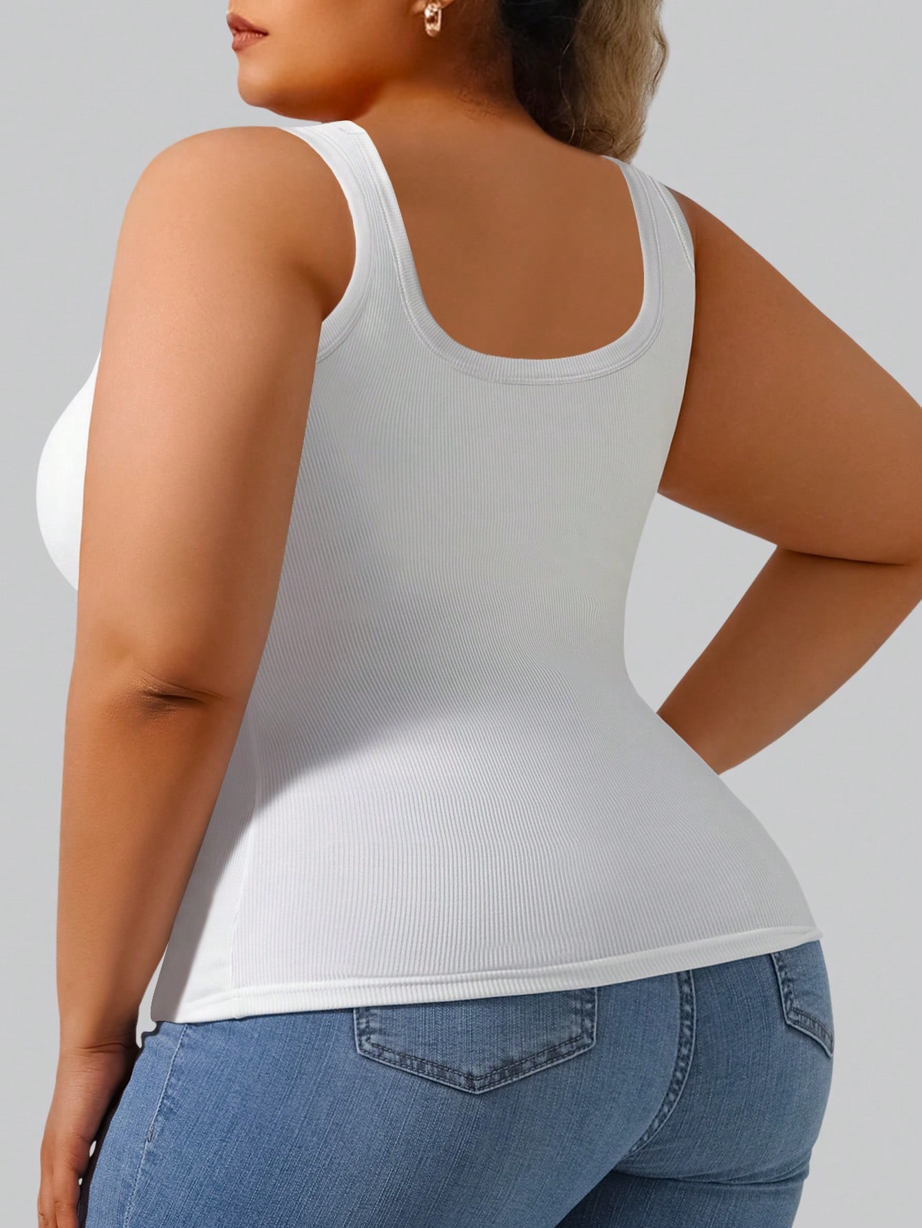 Damski top bez rękawów z prążk – Tank Top Ribbed recenzja i cena