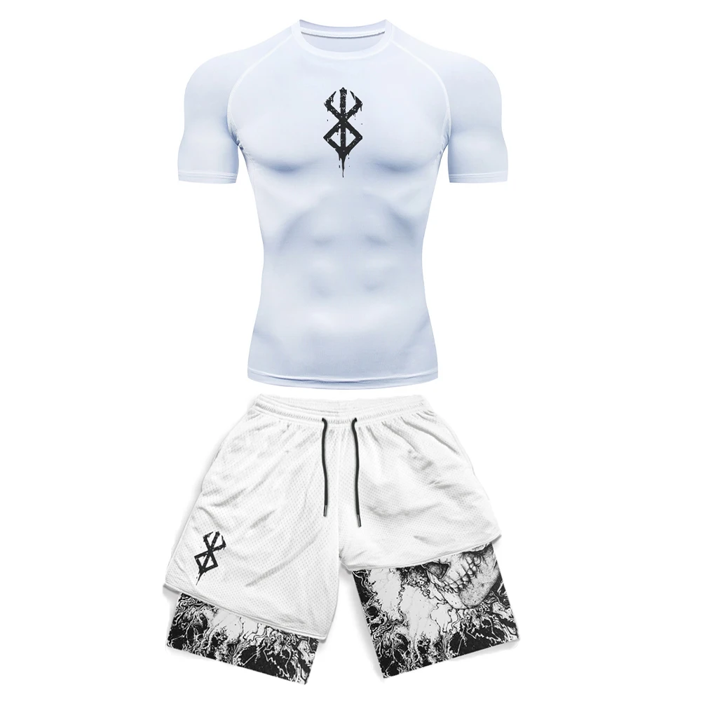 Anime 3D drukowane męski zesta – Compression Shorts Athletes recenzja i cena