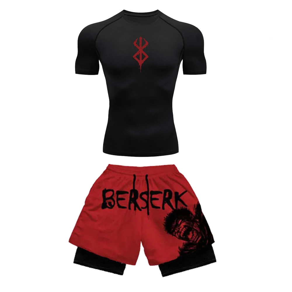 Anime 3D drukowane męski zesta – Compression Shorts Athletes recenzja i cena