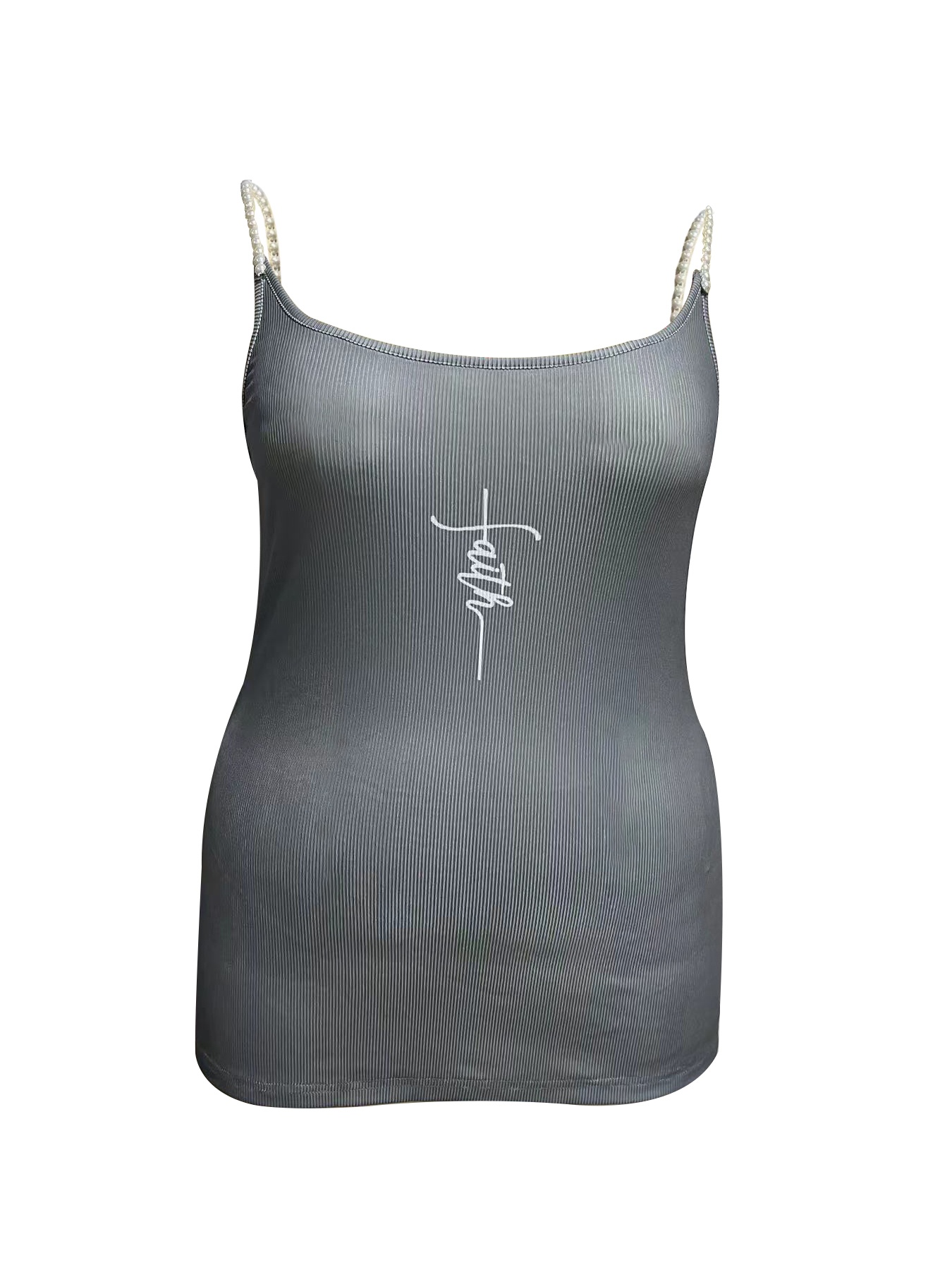 Krótki top typu cami z kwadrat – Tank Top Ribbed recenzja i cena